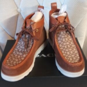 Coach suede chukka boots